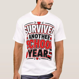 Een Jaar School Overleefd T-shirt