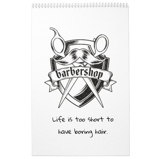 Een jaar van barbershop inspiratie Kalender (Hoes)