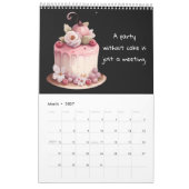 Een jaar van cake inspiratie kalender (Mar 2027)