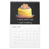 Een jaar van cake inspiratie kalender (Feb 2027)