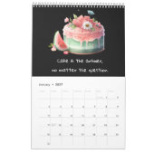 Een jaar van cake inspiratie kalender (Jan 2027)
