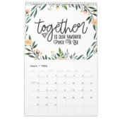 Een jaar van familie inspiratie kalender (Mar 2026)