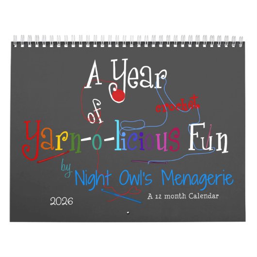 Een jaar van garen-o-legaal haakplezier kalender (Hoes)
