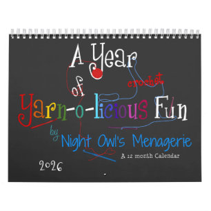 Een jaar van garen-o-legaal haakplezier kalender