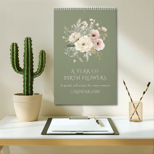 Een Jaar van Geboortebloemen Kalender