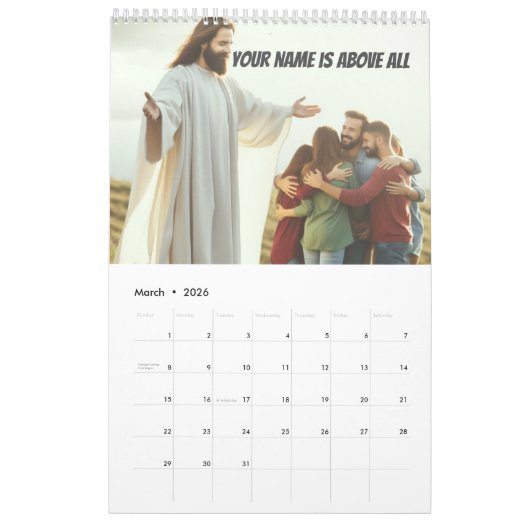 Een jaar van genade en zegeningen Kalender (Mar 2026)