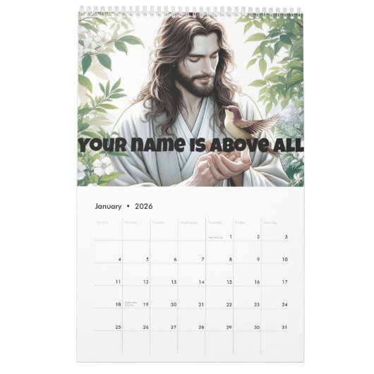 Een jaar van genade en zegeningen Kalender (Jan 2026)