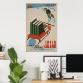 Een jaar van Goed Lezen boven het  Poster van WPA (Thuiskantoor)