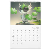 Een jaar van heerlijke en Schattige draken Kalender (Mar 2026)