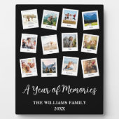 Een jaar van herinneringen Familie Maandelijkse Fo Fotoplaat (Voorkant)