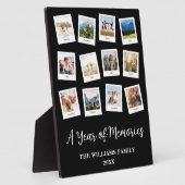 Een jaar van herinneringen Familie Maandelijkse Fo Fotoplaat (Zijkant)