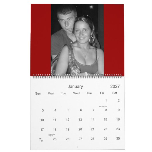 Een jaar van herinneringen... kalender (Jan 2027)