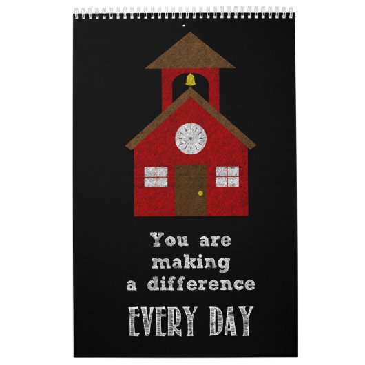 Een jaar van leerkrachten inspiratie kalender (Hoes)