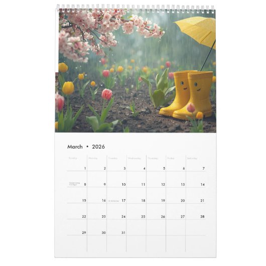 Een jaar van licht en schoonheid kalender (Mar 2026)