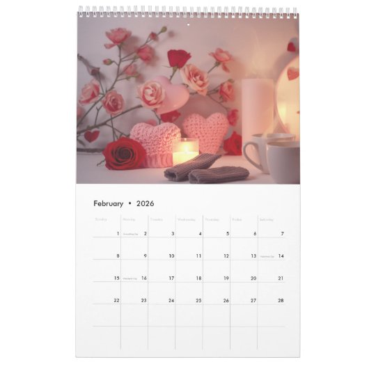 Een jaar van licht en schoonheid kalender (Feb 2026)