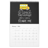 Een jaar van motivatie van leraren kalender (Feb 2026)