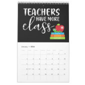 Een jaar van motivatie van leraren kalender (Jan 2026)