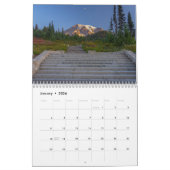 Een jaar van Mount Rainier 2026 Muur Kalender (Jan 2026)