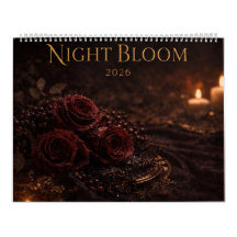 Een jaar van nachtbloei-kalender