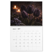 Een jaar van nachtbloei-kalender kalender (Mar 2027)