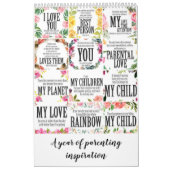 Een jaar van ouderschap inspiratie kalender (Hoes)