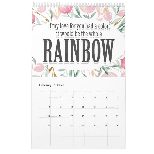 Een jaar van ouderschap inspiratie kalender (Feb 2026)