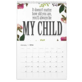 Een jaar van ouderschap inspiratie kalender (Jan 2026)