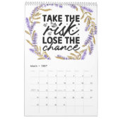 Een jaar van positieve vibes kalender (Mar 2027)