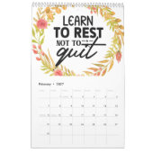 Een jaar van positieve vibes kalender (Feb 2027)