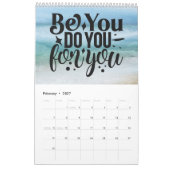 Een jaar van positieve vibes kalender (Feb 2027)