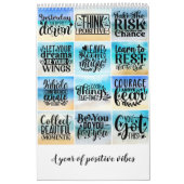 Een jaar van positieve vibes kalender (Hoes)