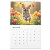 Een jaar van Schattige honden Kalender (Mar 2026)
