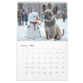 Een jaar van Schattige honden Kalender (Jan 2026)