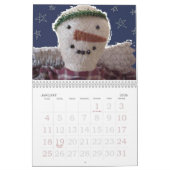 Een jaar van volkskunst door gedemonstreerde katte kalender (Jan 2026)