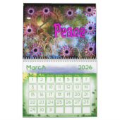 Een jaar van vrede kalender (Mar 2026)