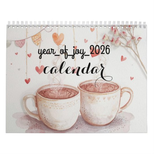 Een Jaar van Vreugde 2026 Printbare Kalender  (Hoes)