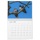 Een jaar van Vultures Zwart en Turkije Kalender (Jan 2026)