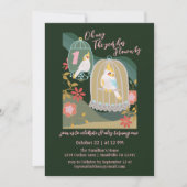 Een jaar vloog door kleine vogel eerste verjaardag kaart (Voorkant)