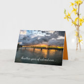 Een jaar vol avonturen verjaardagsfeest Kaart (Gele Bloem)