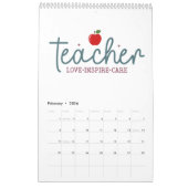 Een jaar vol inspiratie voor het lerarenleven kalender (Feb 2026)