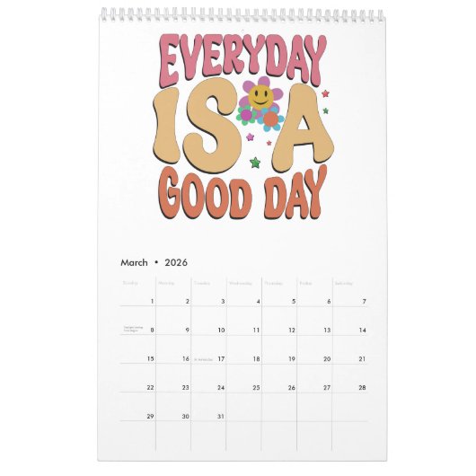 Een jaar vol kleurrijke inspiratie kalender (Mar 2026)