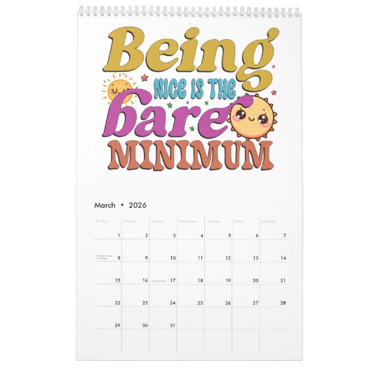 Een jaar vol kleurrijke motieven Kalender (Mar 2026)