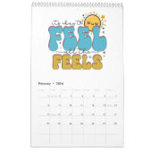 Een jaar vol kleurrijke motieven Kalender (Feb 2026)