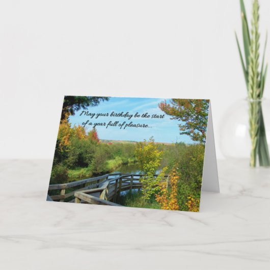 Een jaar vol plezier... Religieuze verjaardag Kaart (Voorkant)