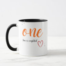 Eén Jaar Voltooid Mok | 1e jubileum CoffeeMug