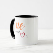 Eén Jaar Voltooid Mok | 1e jubileum CoffeeMug (Voorkant links)