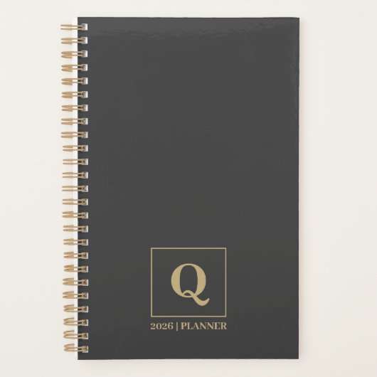 Een Jaarplanner met een Rustig Thema | Elegante Mo Planner (Voorkant)