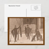 een jacht die we gaan briefkaart (Voorkant / Achterkant)