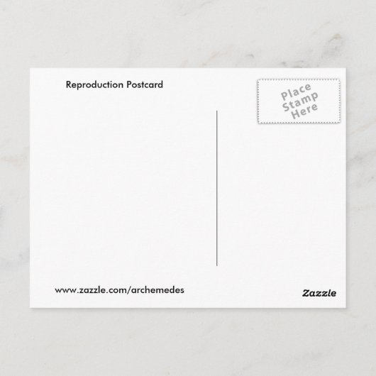 een jacht die we gaan briefkaart (Achterkant)