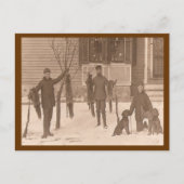 een jacht die we gaan briefkaart (Voorkant)